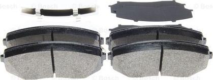 BOSCH 0 986 494 375 - Brake Pad Set, disc brake www.autospares.lv