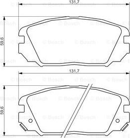 AutomotiveAdriado GLBP0509 - Brake Pad Set, disc brake www.autospares.lv