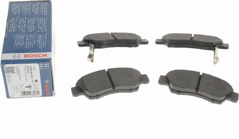 BOSCH 0 986 494 299 - Brake Pad Set, disc brake www.autospares.lv