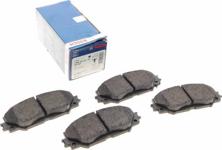 BOSCH 0 986 494 240 - Brake Pad Set, disc brake www.autospares.lv