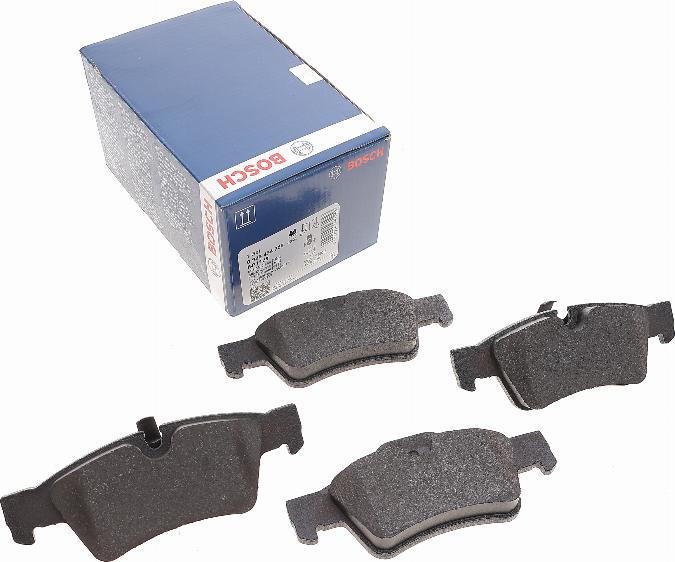 BOSCH 0 986 494 256 - Bremžu uzliku kompl., Disku bremzes www.autospares.lv