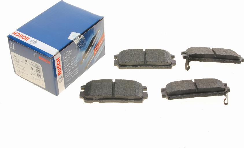 BOSCH 0 986 494 251 - Bremžu uzliku kompl., Disku bremzes www.autospares.lv