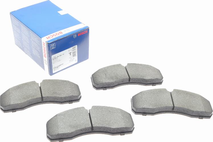 BOSCH 0 986 494 266 - Brake Pad Set, disc brake www.autospares.lv