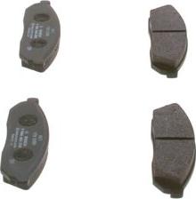 BOSCH 0 986 494 208 - Brake Pad Set, disc brake www.autospares.lv