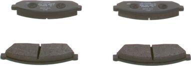 BOSCH 0 986 494 208 - Brake Pad Set, disc brake www.autospares.lv