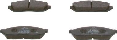 BOSCH 0 986 494 208 - Brake Pad Set, disc brake www.autospares.lv