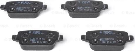 BOSCH 0 986 494 214 - Bremžu uzliku kompl., Disku bremzes autospares.lv