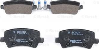 BOSCH 0 986 494 213 - Тормозные колодки, дисковые, комплект www.autospares.lv