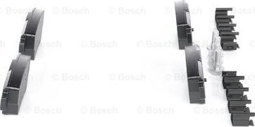 BOSCH 0 986 494 222 - Bremžu uzliku kompl., Disku bremzes autospares.lv