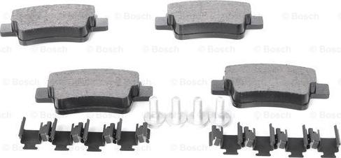 BOSCH 0 986 494 222 - Bremžu uzliku kompl., Disku bremzes autospares.lv