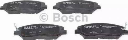 BOSCH 0 986 AB1 280 - Bremžu uzliku kompl., Disku bremzes www.autospares.lv