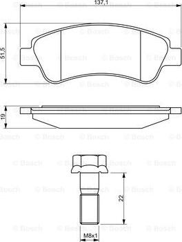 BOSCH 0 986 494 270 - Тормозные колодки, дисковые, комплект www.autospares.lv