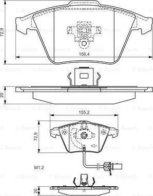 BOSCH 0 986 494 271 - Тормозные колодки, дисковые, комплект www.autospares.lv