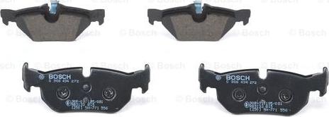 BOSCH 0 986 494 272 - Bremžu uzliku kompl., Disku bremzes www.autospares.lv