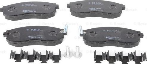 BOSCH 0 986 494 277 - Bremžu uzliku kompl., Disku bremzes www.autospares.lv