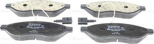 BOSCH 0 986 494 798 - Bremžu uzliku kompl., Disku bremzes www.autospares.lv