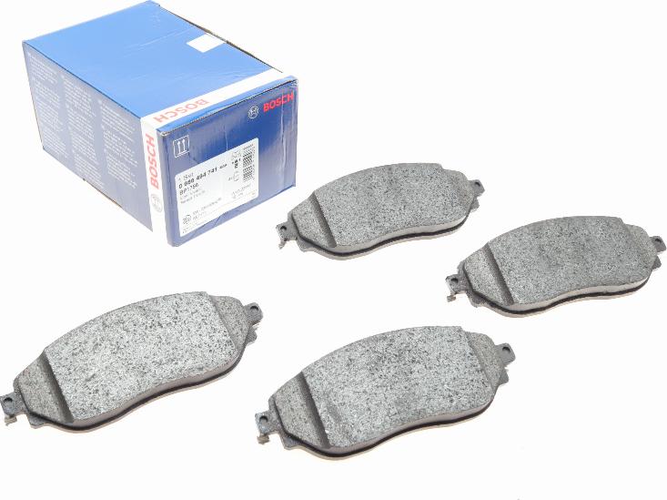 BOSCH 0 986 494 741 - Bremžu uzliku kompl., Disku bremzes www.autospares.lv