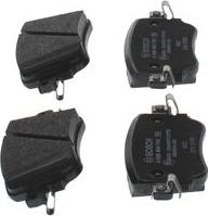 BOSCH 0 986 494 743 - Тормозные колодки, дисковые, комплект www.autospares.lv