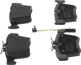 BOSCH 0 986 494 752 - Brake Pad Set, disc brake www.autospares.lv