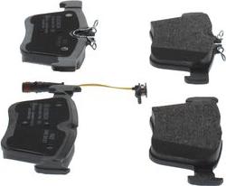 BOSCH 0 986 494 752 - Brake Pad Set, disc brake www.autospares.lv