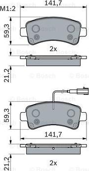 BOSCH 0 986 494 765 - Bremžu uzliku kompl., Disku bremzes www.autospares.lv