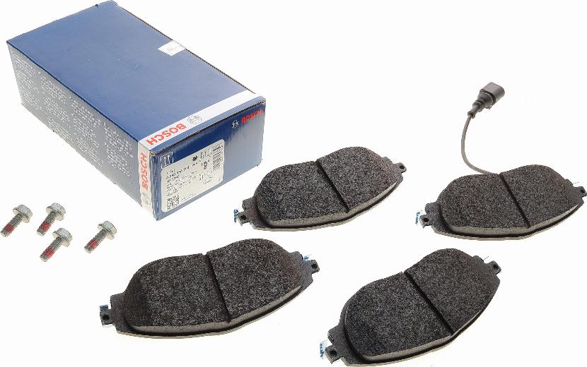 BOSCH 0 986 494 704 - Brake Pad Set, disc brake www.autospares.lv