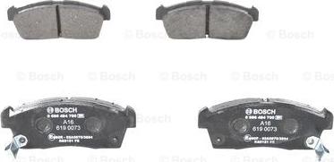 BOSCH 0 986 494 700 - Bremžu uzliku kompl., Disku bremzes www.autospares.lv