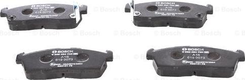 BOSCH 0 986 494 700 - Bremžu uzliku kompl., Disku bremzes www.autospares.lv