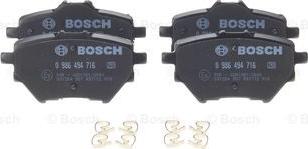 BOSCH 0 986 494 716 - Bremžu uzliku kompl., Disku bremzes www.autospares.lv