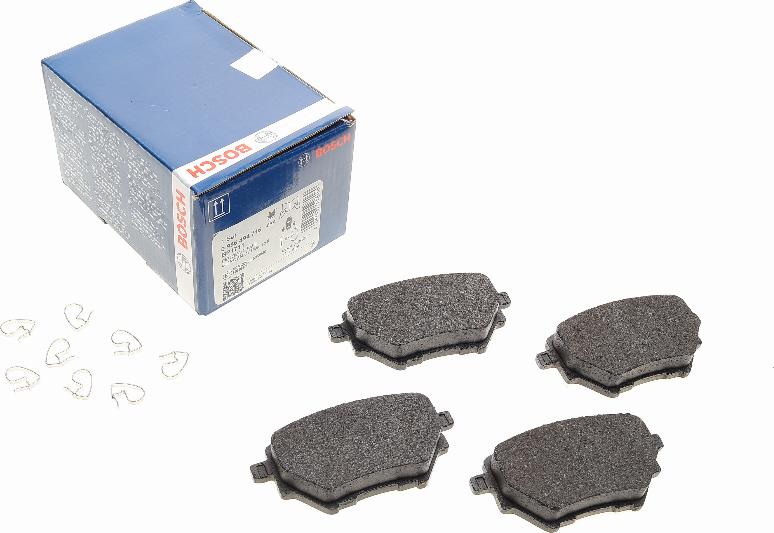 BOSCH 0 986 494 716 - Bremžu uzliku kompl., Disku bremzes www.autospares.lv