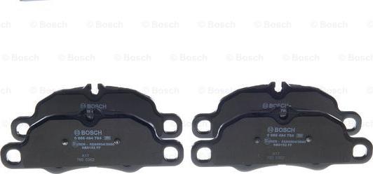 BOSCH 0 986 494 784 - Bremžu uzliku kompl., Disku bremzes www.autospares.lv