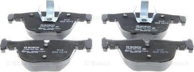 BOSCH 0 986 494 786 - Bremžu uzliku kompl., Disku bremzes www.autospares.lv