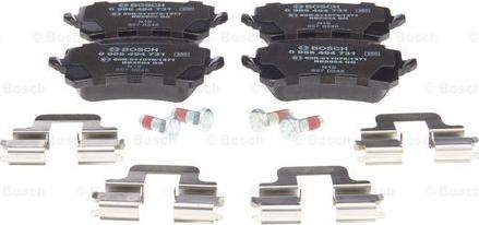 BOSCH 0 986 494 731 - Тормозные колодки, дисковые, комплект www.autospares.lv