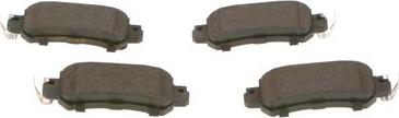 BOSCH 0 986 494 732 - Brake Pad Set, disc brake www.autospares.lv