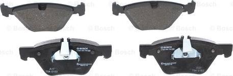 BOSCH 0 986 494 729 - Bremžu uzliku kompl., Disku bremzes www.autospares.lv