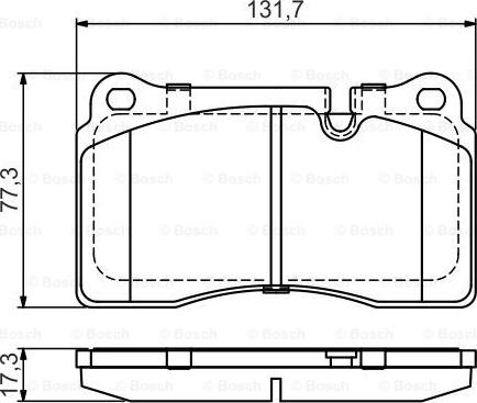 BOSCH 0 986 495 446 - Bremžu uzliku kompl., Disku bremzes www.autospares.lv