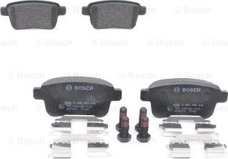 BOSCH 0 986 495 418 - Bremžu uzliku kompl., Disku bremzes www.autospares.lv