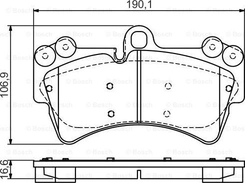 BOSCH 0986495435 - Bremžu uzliku kompl., Disku bremzes www.autospares.lv