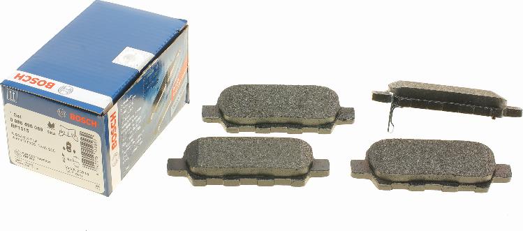 BOSCH 0 986 495 089 - Brake Pad Set, disc brake www.autospares.lv