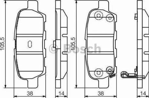 Remsa 876 01 - Bremžu uzliku kompl., Disku bremzes www.autospares.lv