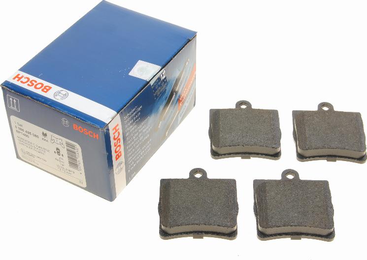 BOSCH 0 986 495 080 - Bremžu uzliku kompl., Disku bremzes www.autospares.lv