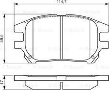 Valeo 606846 - Bremžu uzliku kompl., Disku bremzes www.autospares.lv