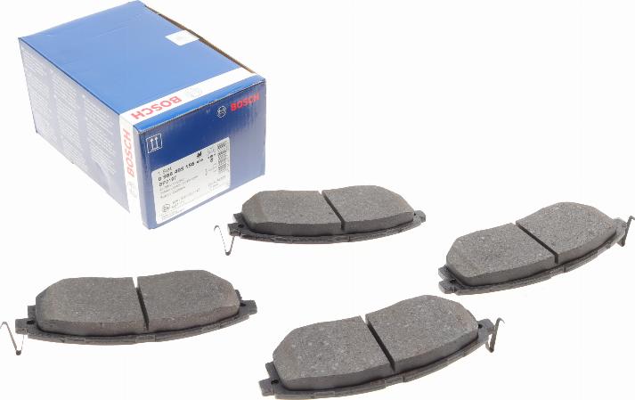 BOSCH 0 986 495 156 - Brake Pad Set, disc brake www.autospares.lv