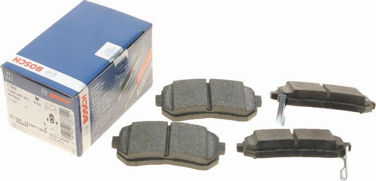 BOSCH 0 986 495 354 - Brake Pad Set, disc brake www.autospares.lv