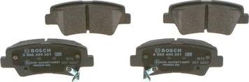 BOSCH 0 986 495 351 - Brake Pad Set, disc brake www.autospares.lv