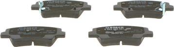 BOSCH 0 986 495 351 - Brake Pad Set, disc brake www.autospares.lv