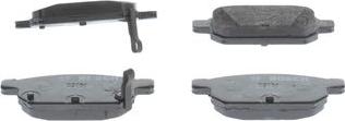 BOSCH 0 986 495 301 - Bremžu uzliku kompl., Disku bremzes www.autospares.lv