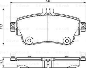 BOSCH 0 986 495 299 - Bremžu uzliku kompl., Disku bremzes www.autospares.lv