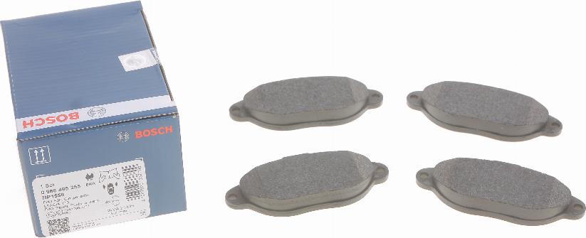 BOSCH 0 986 495 255 - Brake Pad Set, disc brake www.autospares.lv