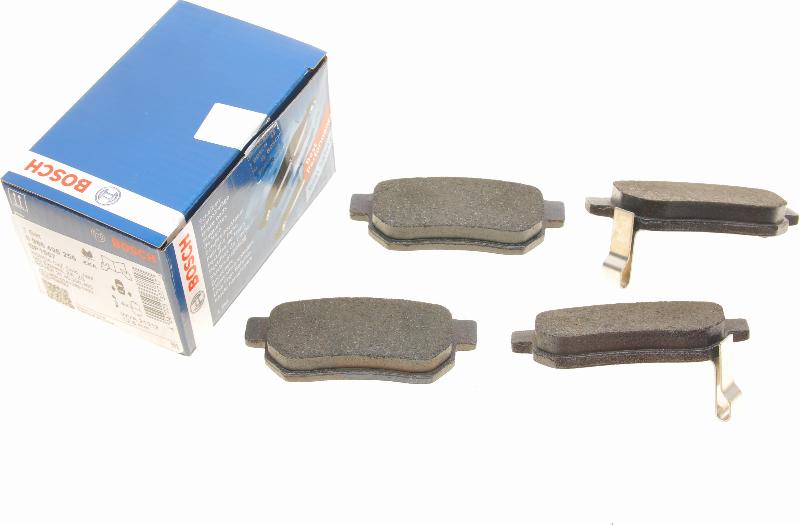 BOSCH 0 986 495 256 - Bremžu uzliku kompl., Disku bremzes www.autospares.lv